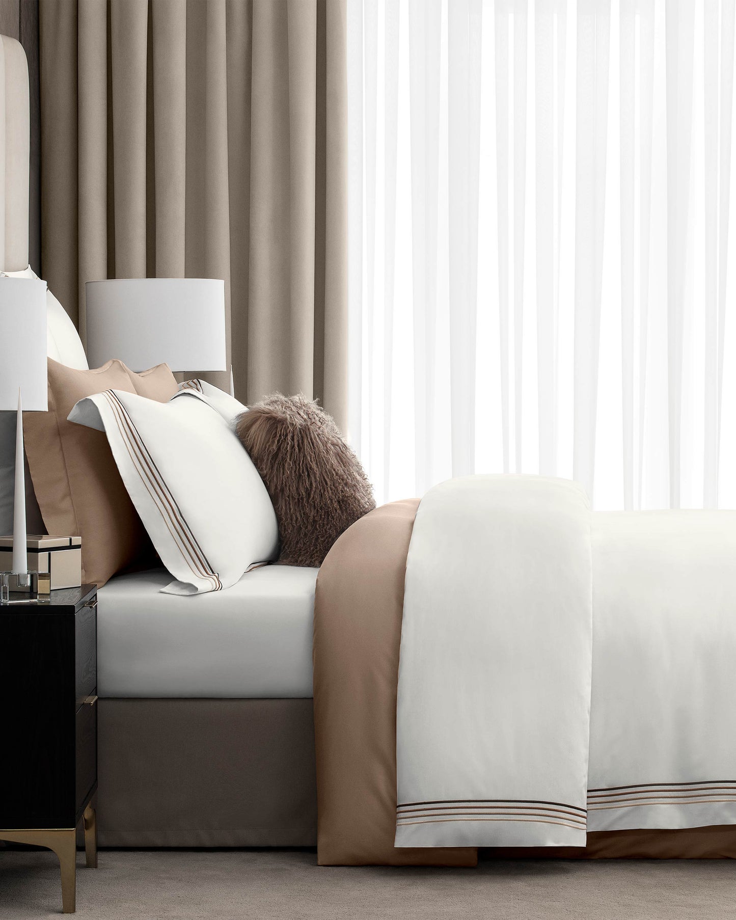 Togas Linari, Sigman, Tavit fitted sheet in White