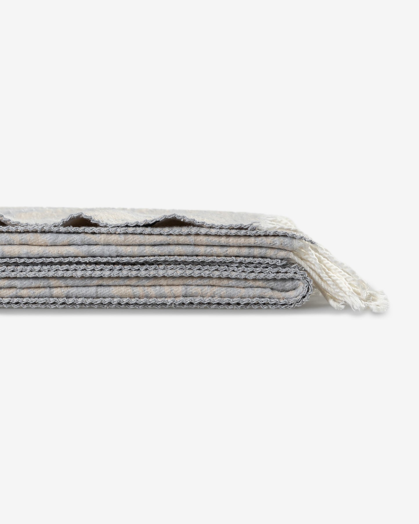 Togas Ethel throw in Ecru Light Grey