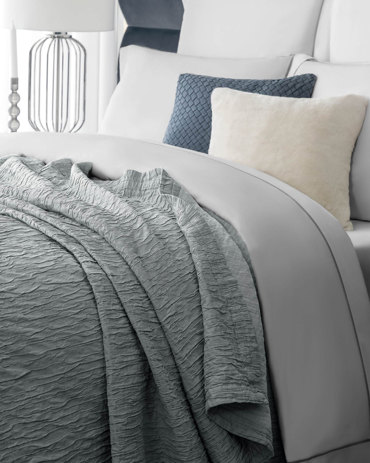 Togas Simon Bedcover in Grey