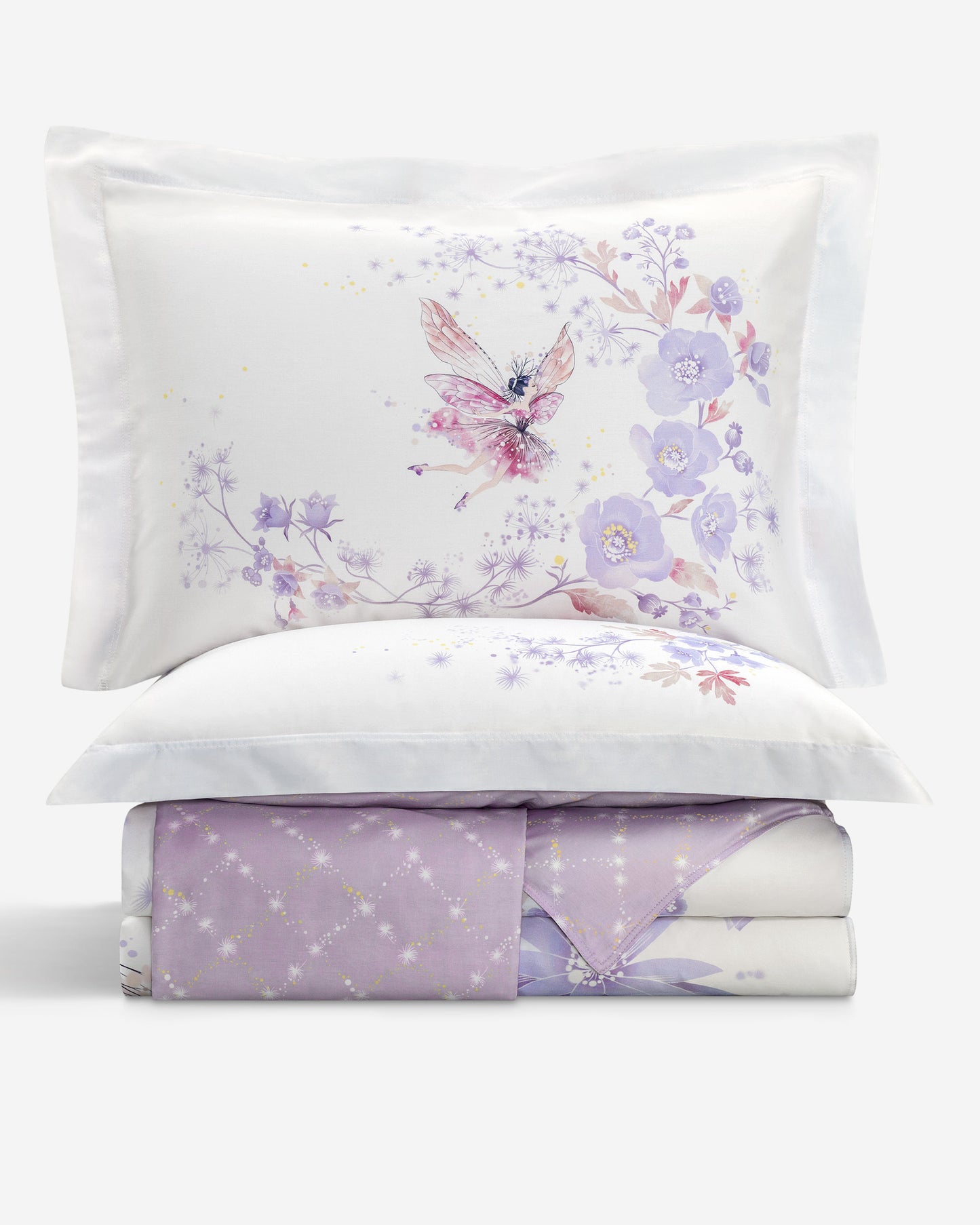 Togas Kids Fallena Bedding Set in White Lilac