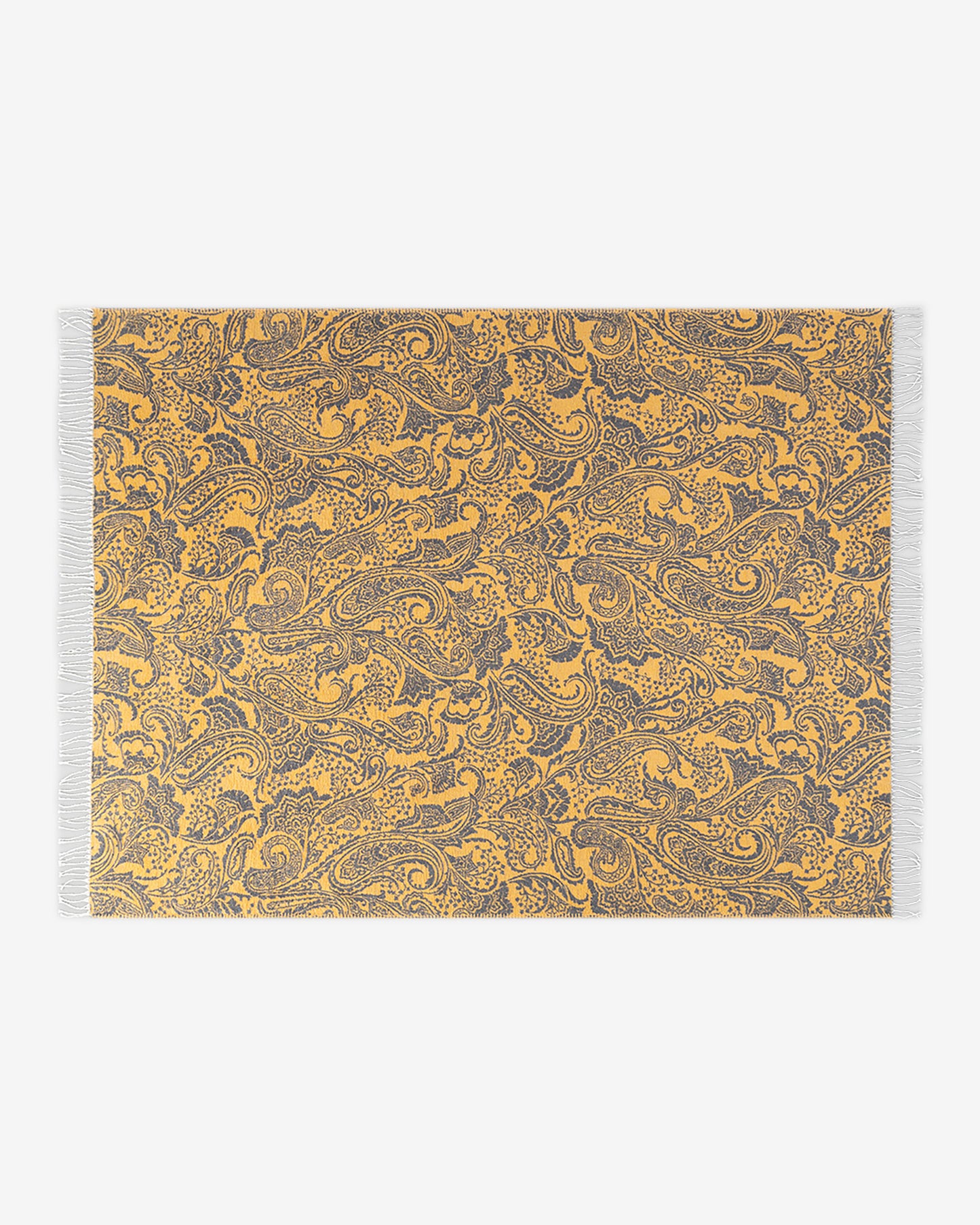 Togas Ethel throw in Orange Dark Grey