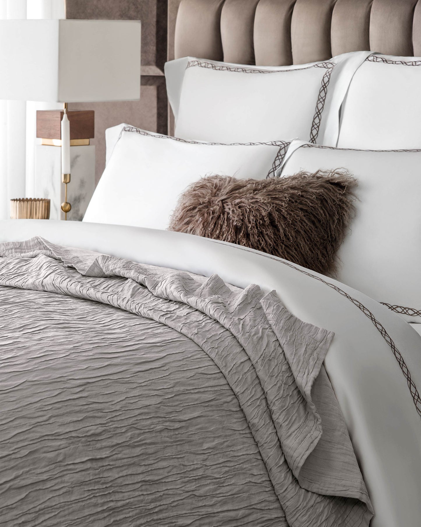 Togas Simon Bedcover in Grey