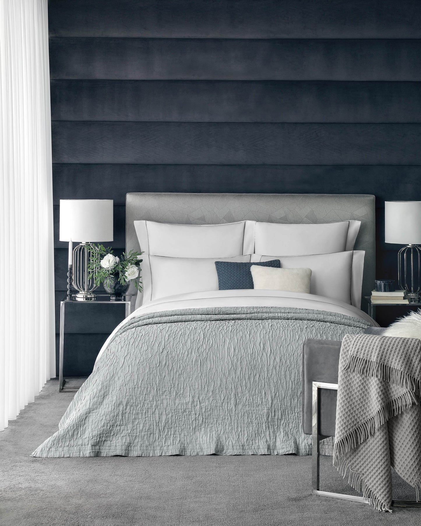 Togas Simon Bedcover in Grey