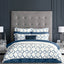Togas Arlanch Duvet Cover in White Blue