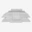 Togas Blake Fitted Sheet in Light Grey