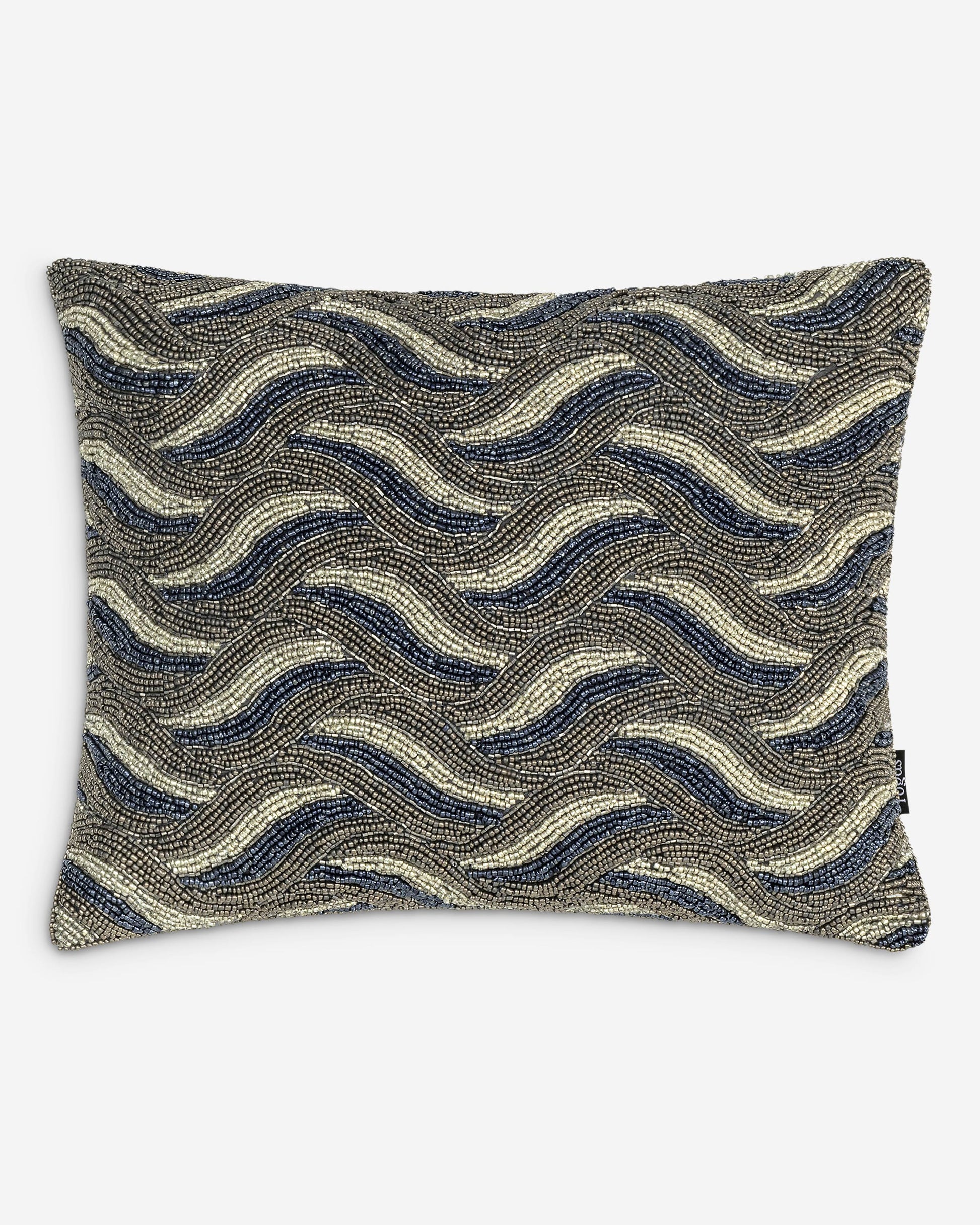 Togas Battu Decorative Pillow in Blue