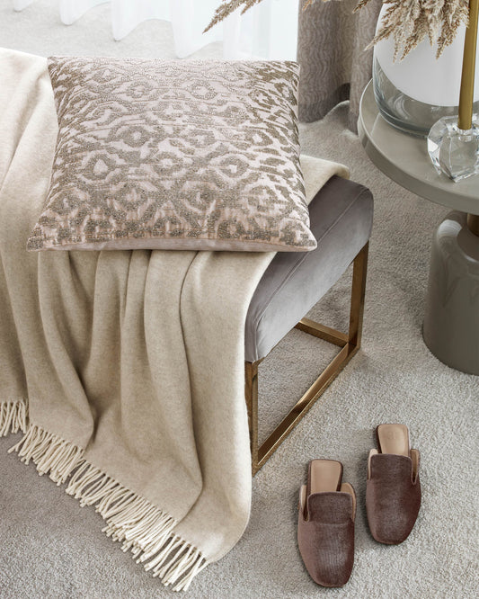 Togas Astier Decorative pillow in ecru
