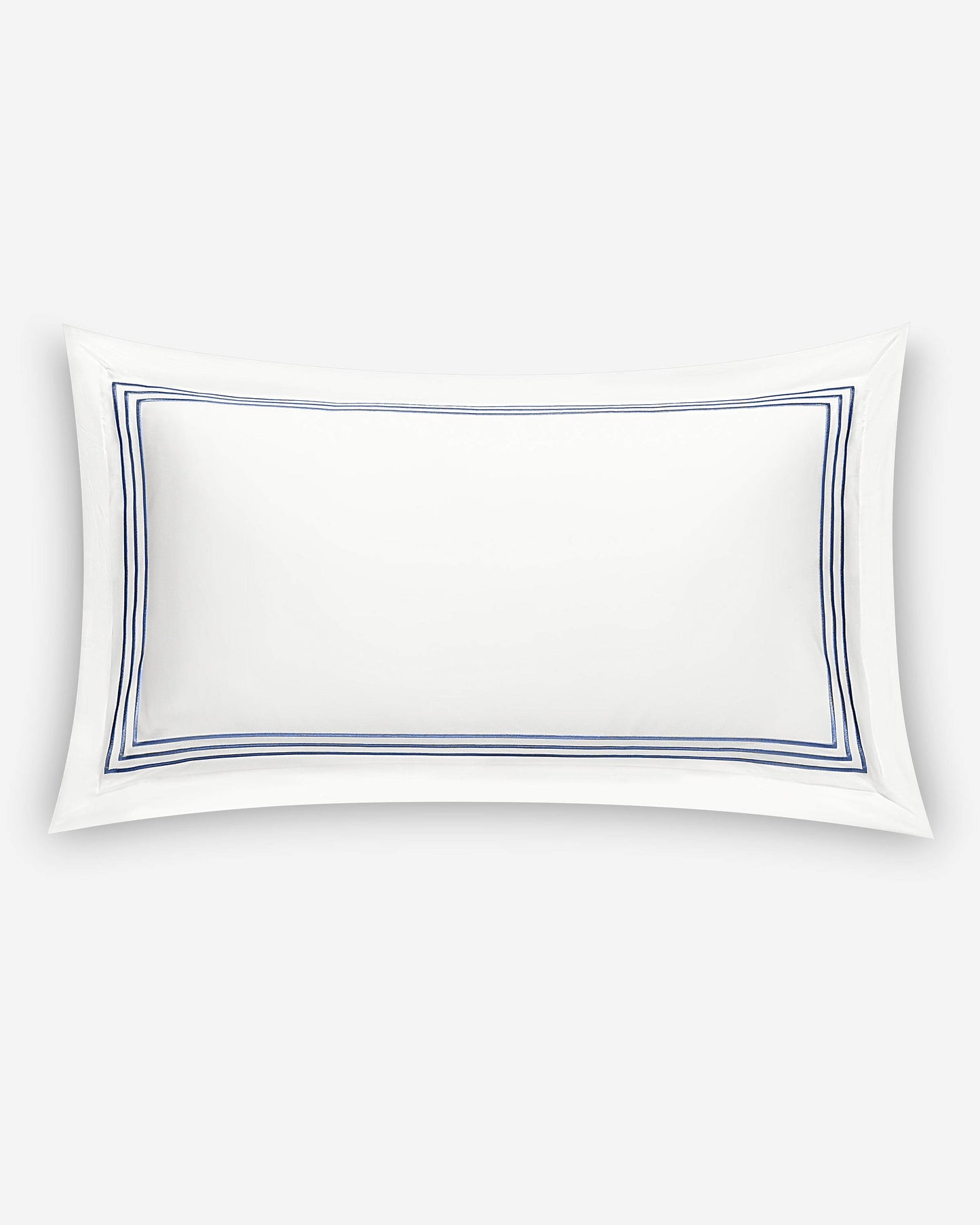 Togas Iris Pillowcase in White Blue