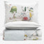 Togas Piccolo Kids Bedding Set in White Green