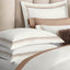 Togas Linari pillowcase in White Brown