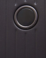 عربة أمتعة إيكولاك شوغون 28 بوصة بأربع عجلات مزدوجة لتسجيل الوصول، لون أسود - PC148 28 أسود