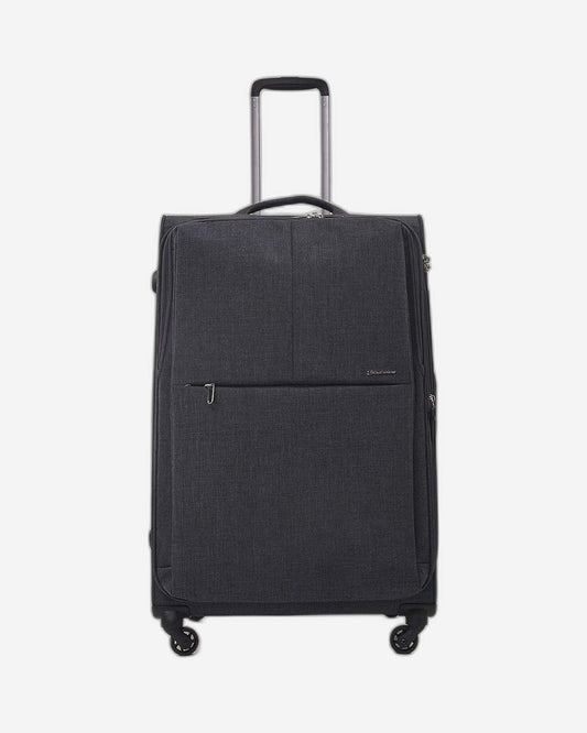 عربة أمتعة إيكولاك جيميني 20 بوصة بأربع عجلات مزدوجة، لون رمادي داكن - CT807 رمادي داكن 20