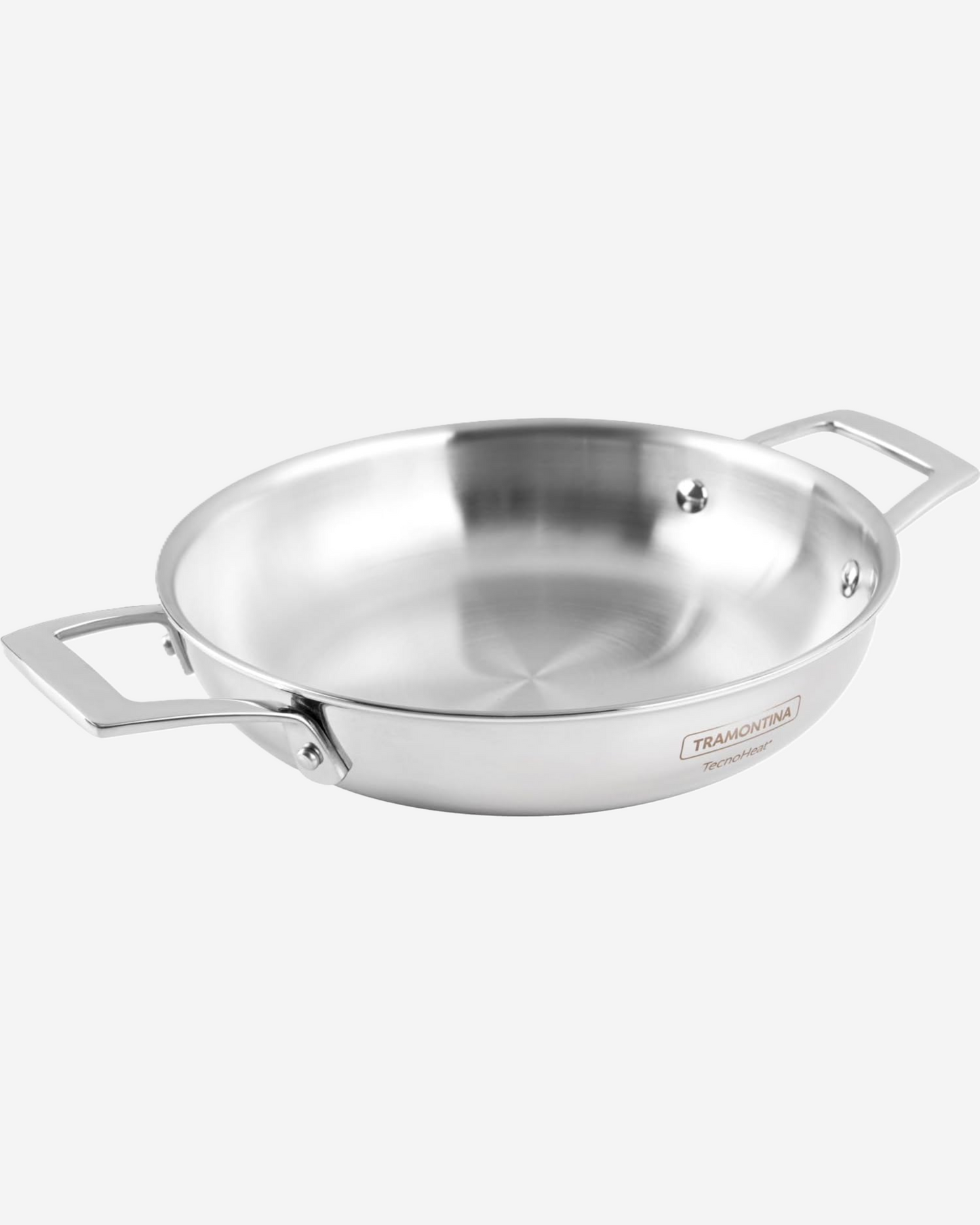 Tramontina Grano Tri-Ply Stainless Steel 30cm Double-Handled Frying Pan