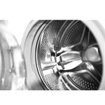 غسالة هوفر أوتوماتيكية بالكامل، تحميل أمامي، سعة 6 كجم، 1000 دورة في الدقيقة، 15 برنامجًا، نظام تحكم إلكتروني، سهلة التشغيل، صنع في تركيا، HWM-V610-W (أبيض)