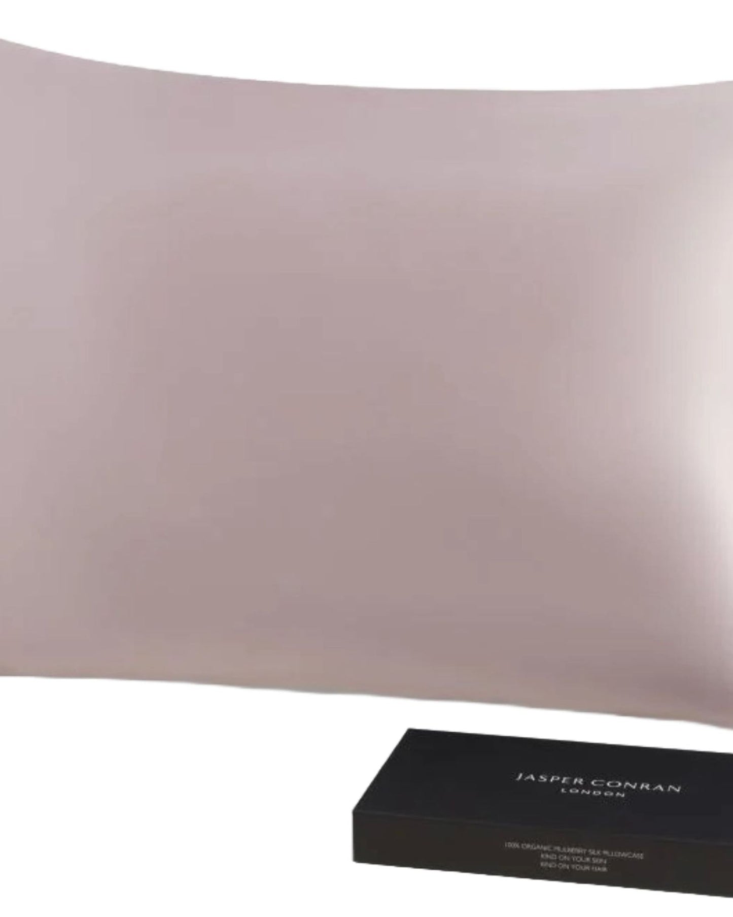 غطاء وسادة قياسي "حرير عضوي" من جاسبر كونران مع علبة