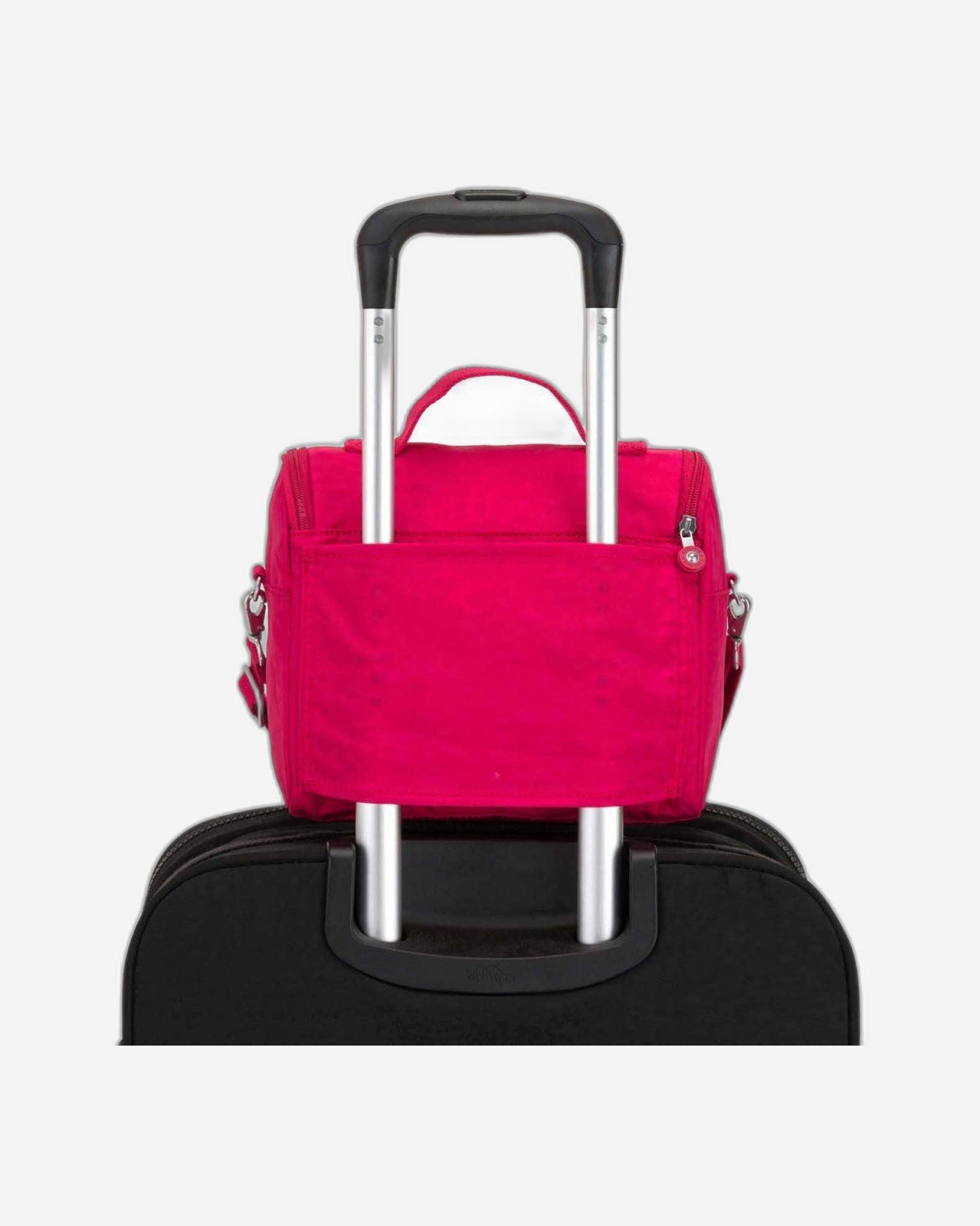 حقيبة غداء كيبلينج نيو كيشيرو كبيرة وردية اللون مع جراب عربة C215289-09F