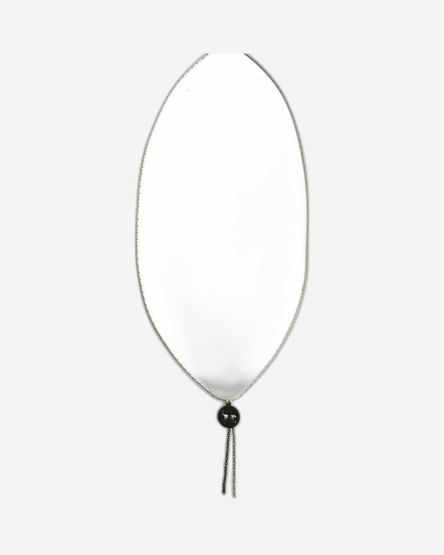 قلادة كيبلينج السوداء الفضية C200834-99A