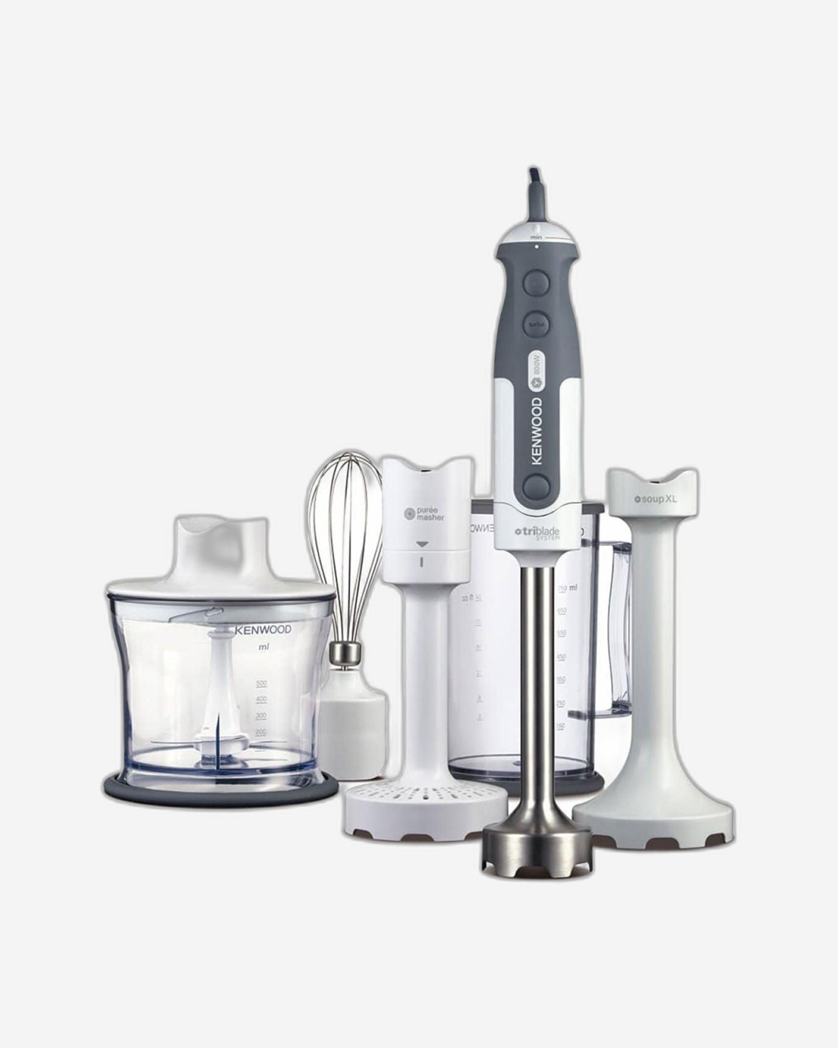 خلاط يدوي كينوود ثلاثي الشفرات