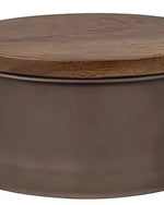 إكسسوارات حمام "زجاج متواضع" من ميت ديتمر بلون الجوز