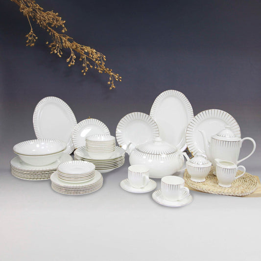 Reyrysh Opulence - 59pcs Round Shape Dinner Set