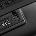 حقيبة أمتعة بيجو زيب هارد كيس بأربع عجلات مزدوجة قابلة للتمدد