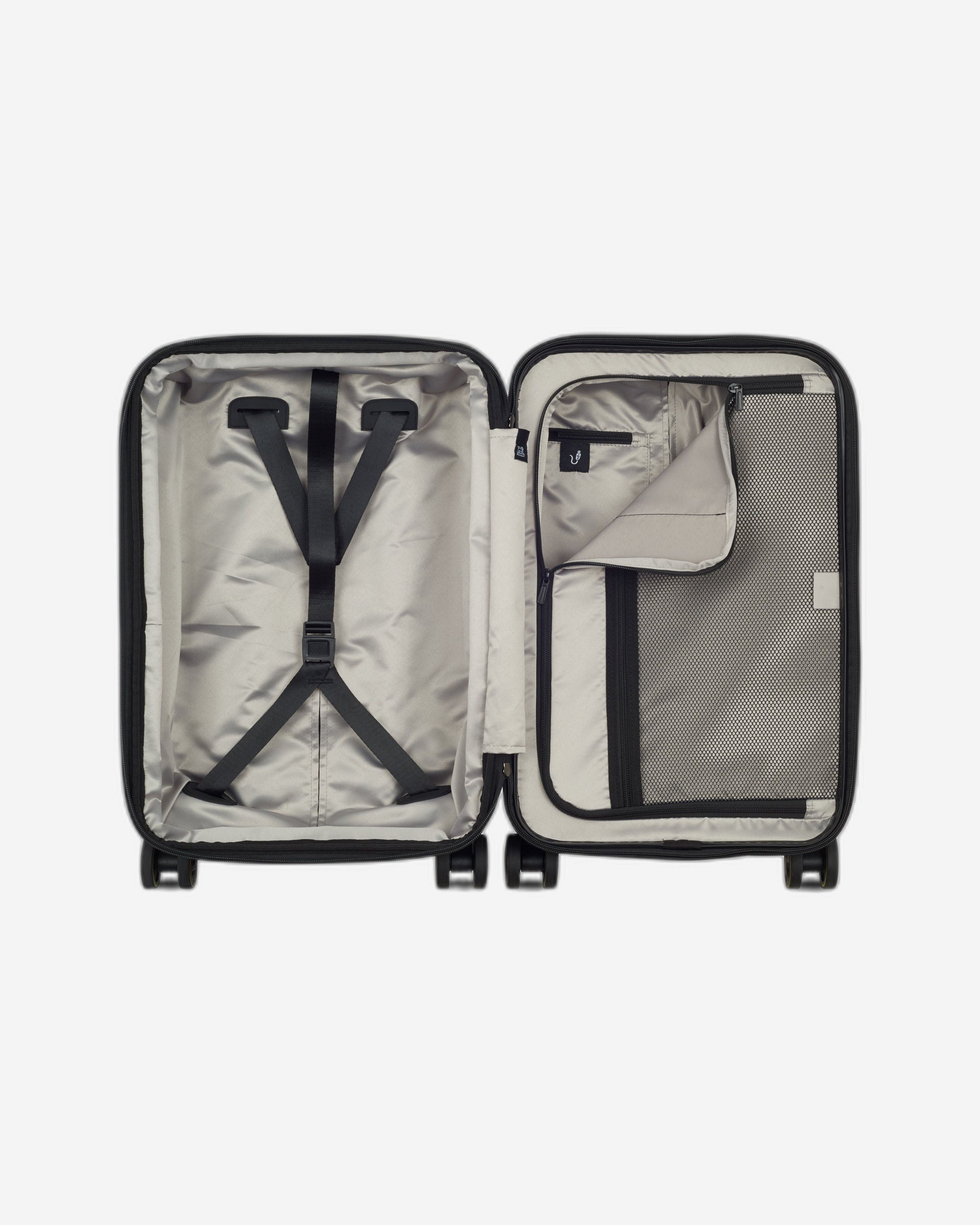 حقيبة أمتعة بيجو زيب هارد كيس بأربع عجلات مزدوجة قابلة للتمدد