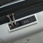 حقيبة أمتعة بيجو زيب هارد كيس بأربع عجلات مزدوجة قابلة للتمدد