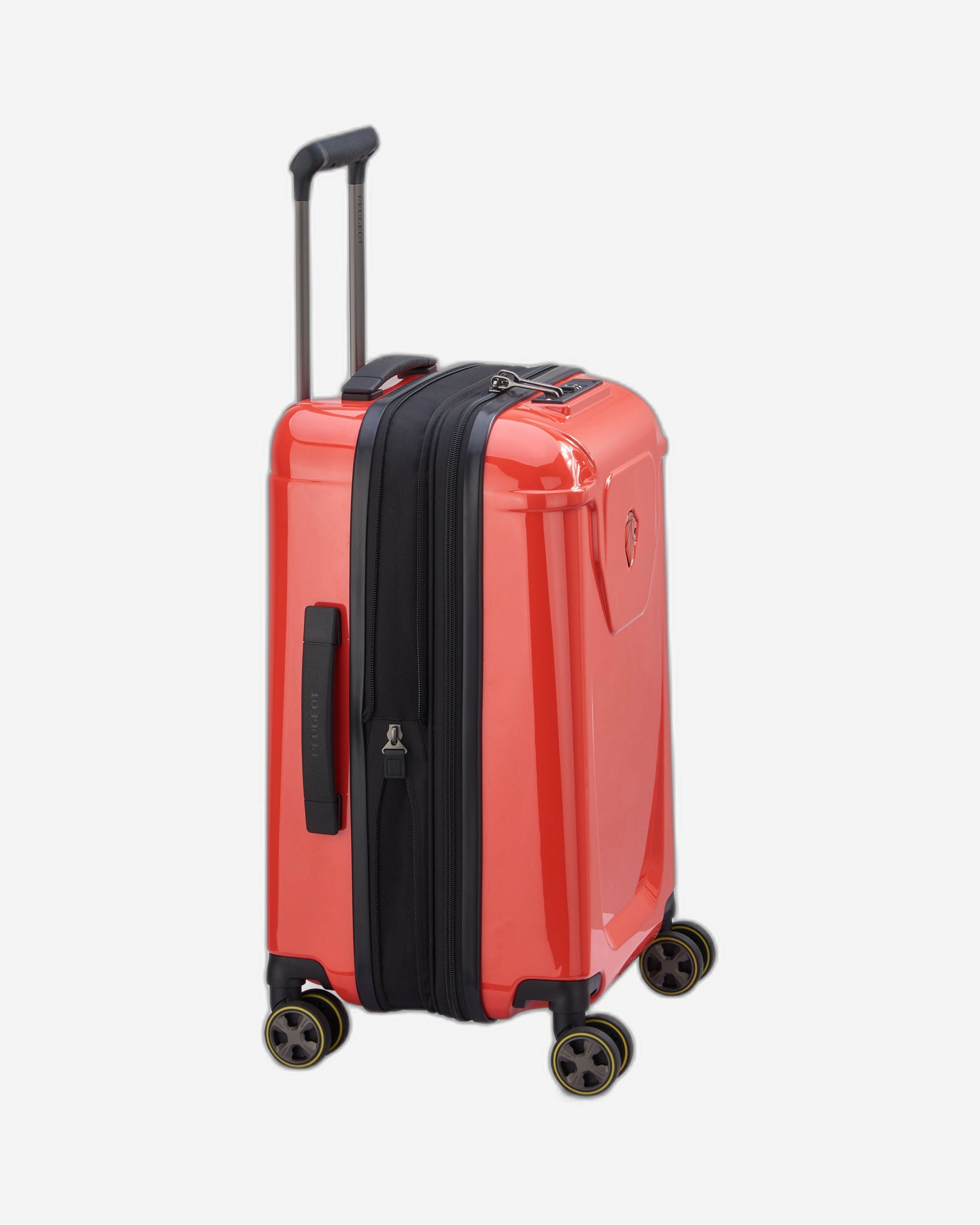 حقيبة أمتعة بيجو زيب هارد كيس بأربع عجلات مزدوجة قابلة للتمدد