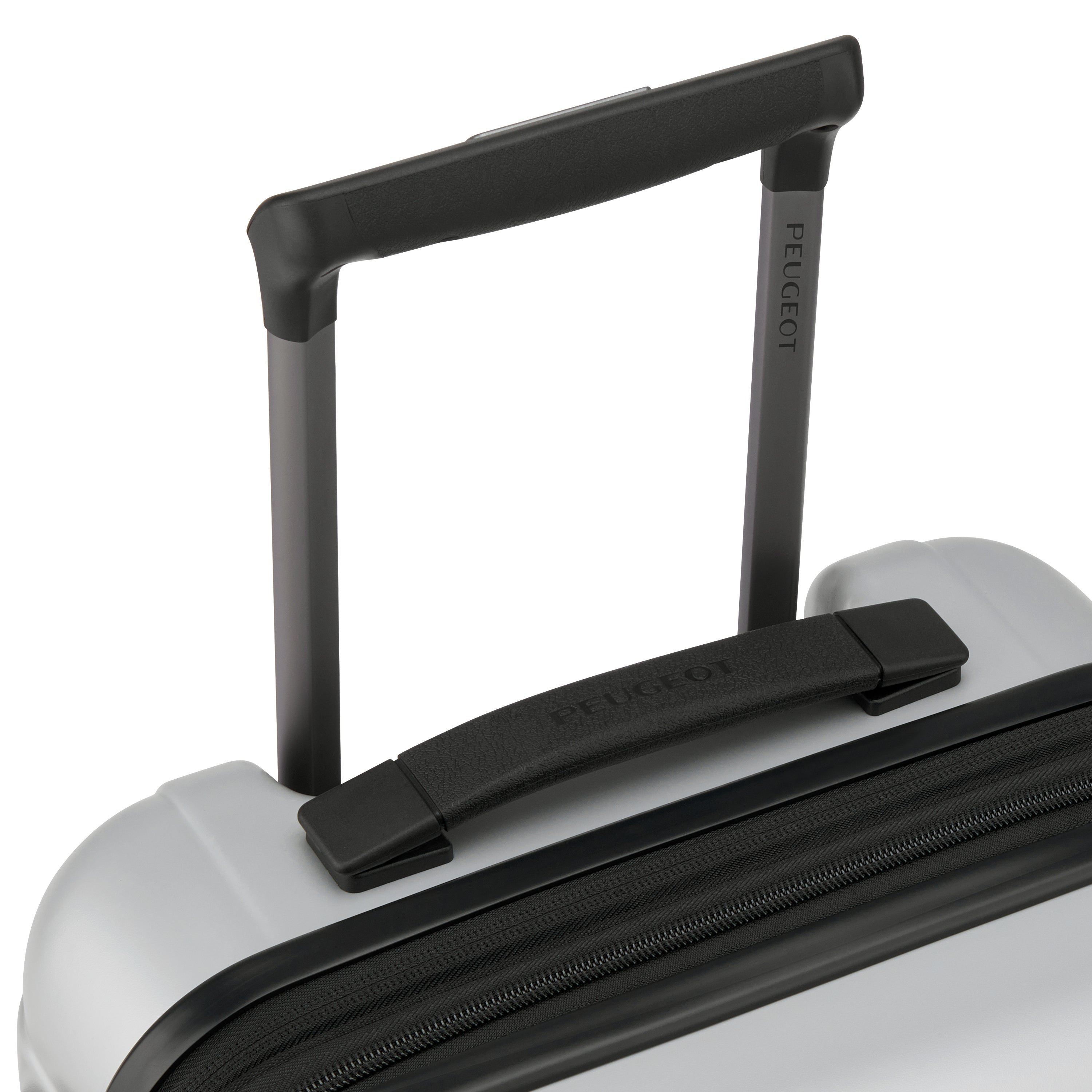 حقيبة بيجو زيب الصلبة ذات العجلات الأربع المزدوجة