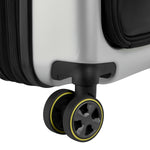 حقيبة بيجو زيب الصلبة ذات العجلات الأربع المزدوجة