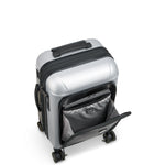 حقيبة بيجو زيب الصلبة ذات العجلات الأربع المزدوجة