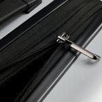 حقيبة بيجو زيب الصلبة ذات العجلات الأربع المزدوجة