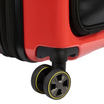 حقيبة بيجو زيب الصلبة ذات العجلات الأربع المزدوجة