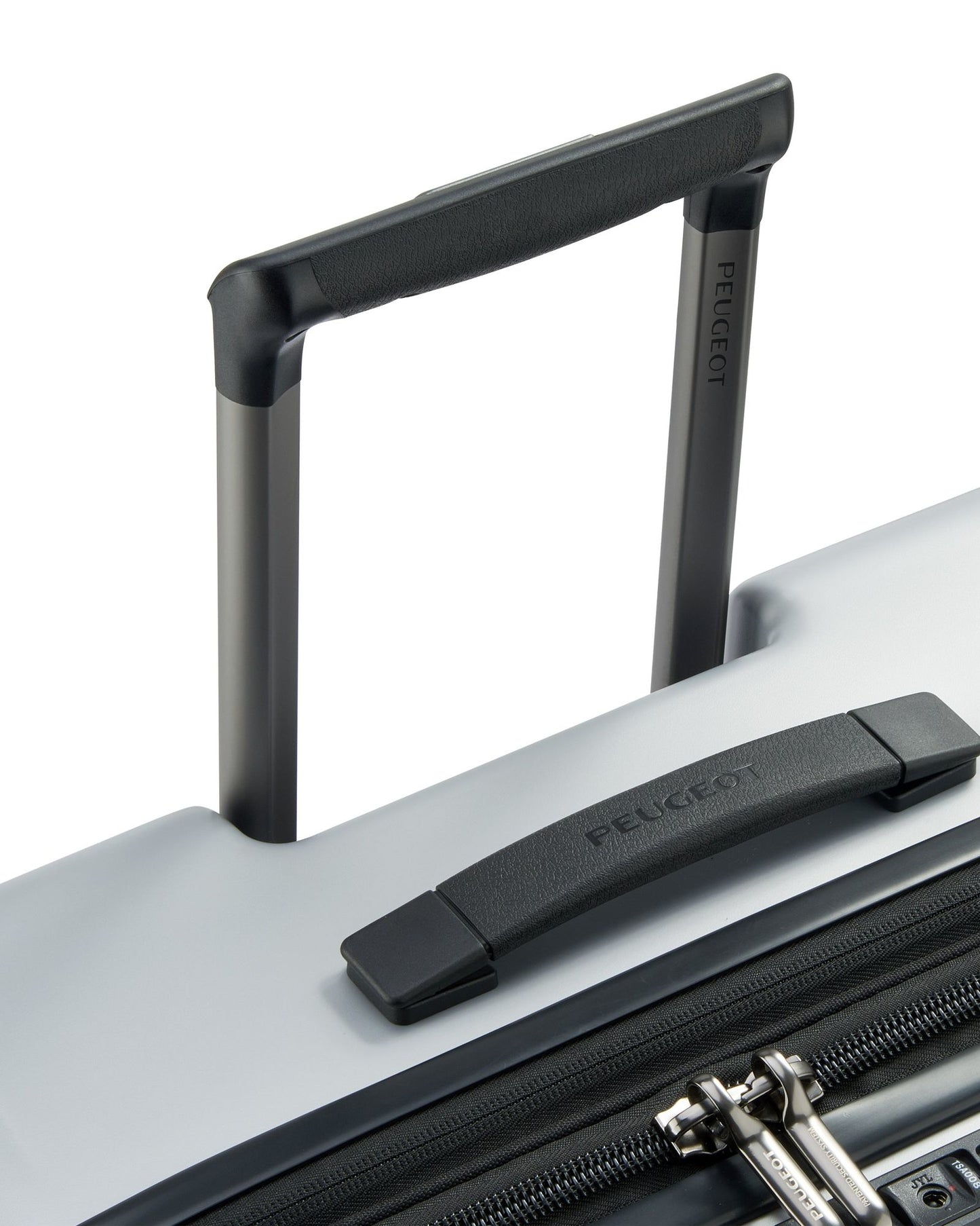 حقيبة أمتعة بيجو زيب هارد كيس بأربع عجلات مزدوجة قابلة للتمدد