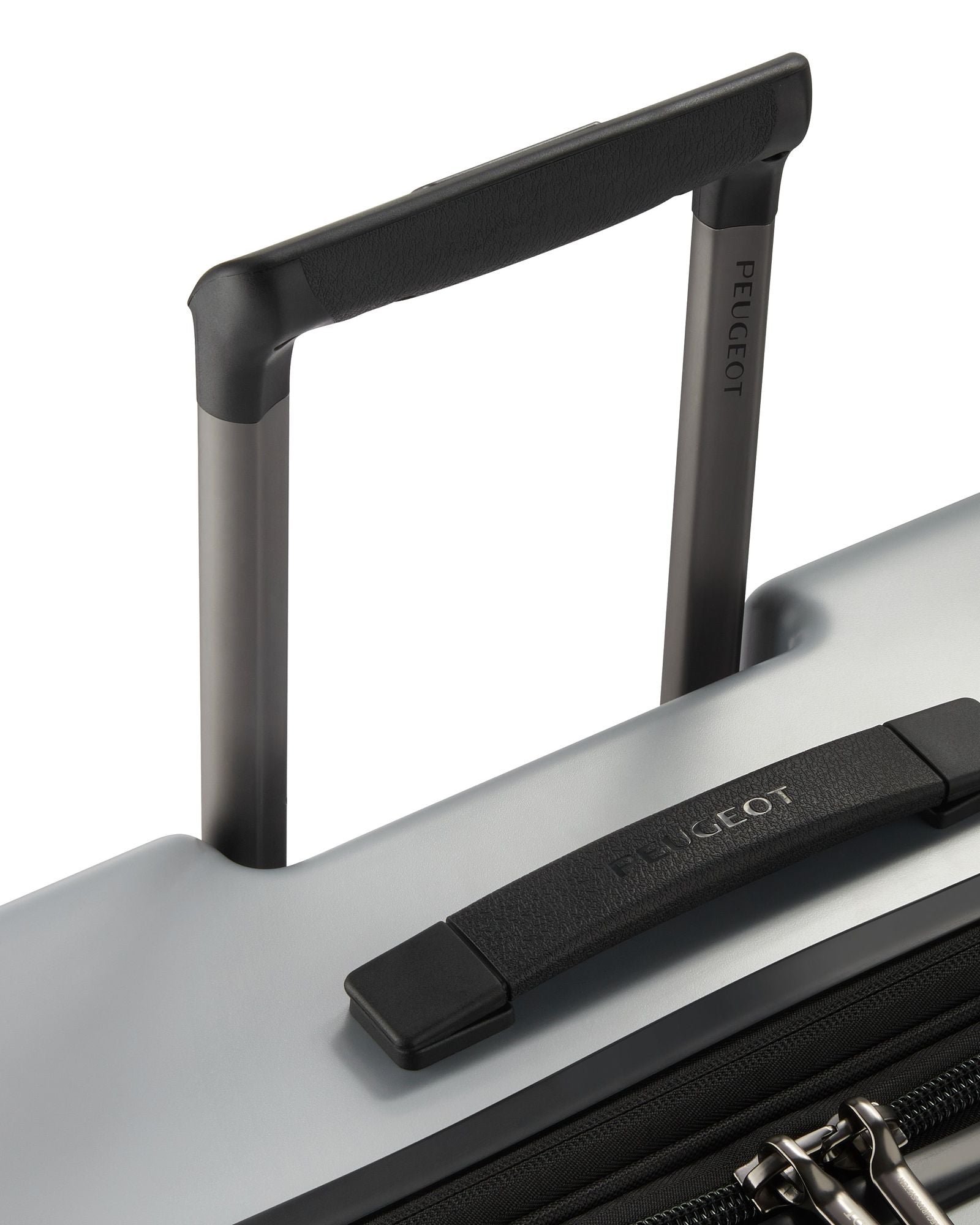 حقيبة أمتعة بيجو زيب هارد كيس بأربع عجلات مزدوجة قابلة للتمدد