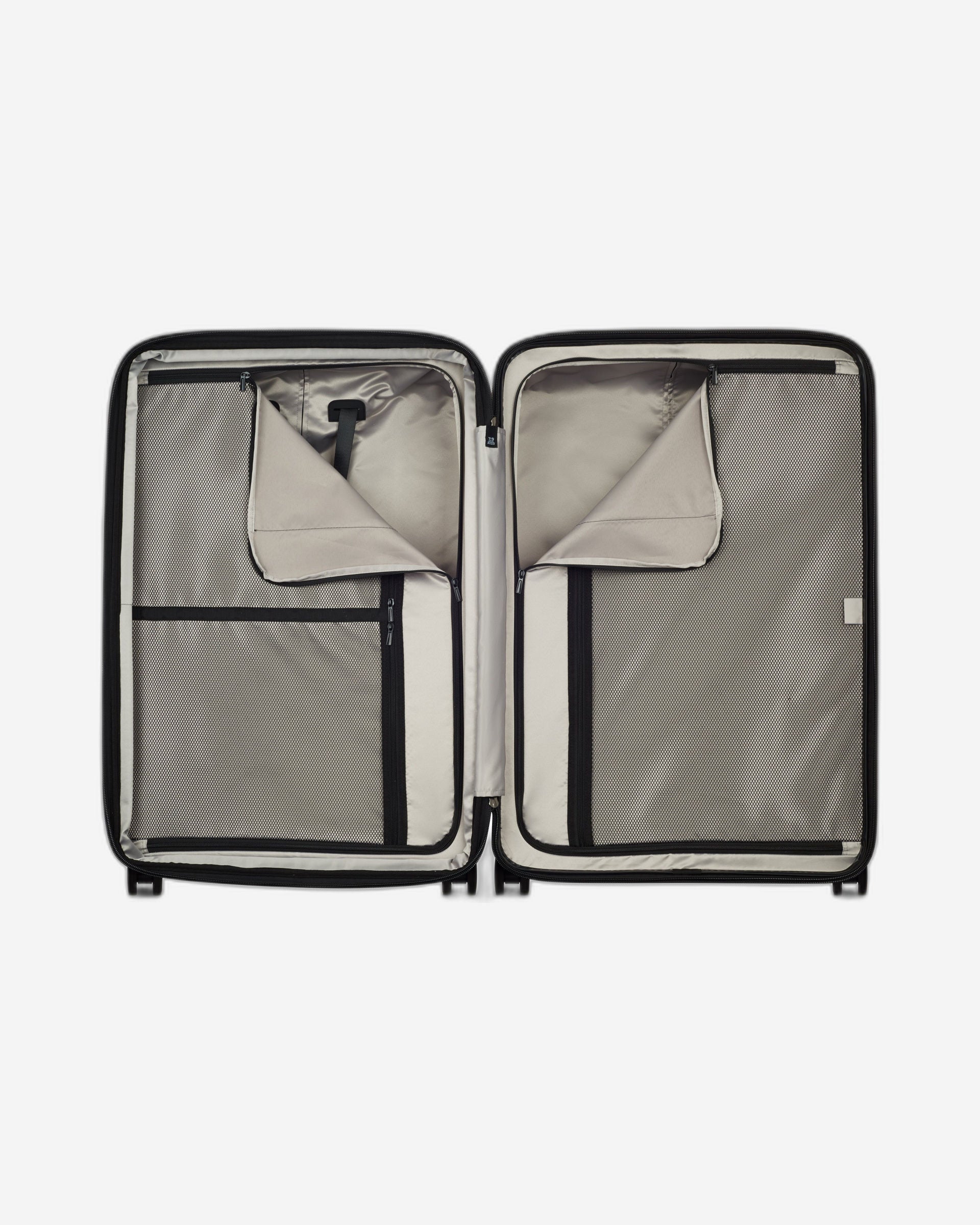 حقيبة أمتعة بيجو زيب هارد كيس بأربع عجلات مزدوجة قابلة للتمدد