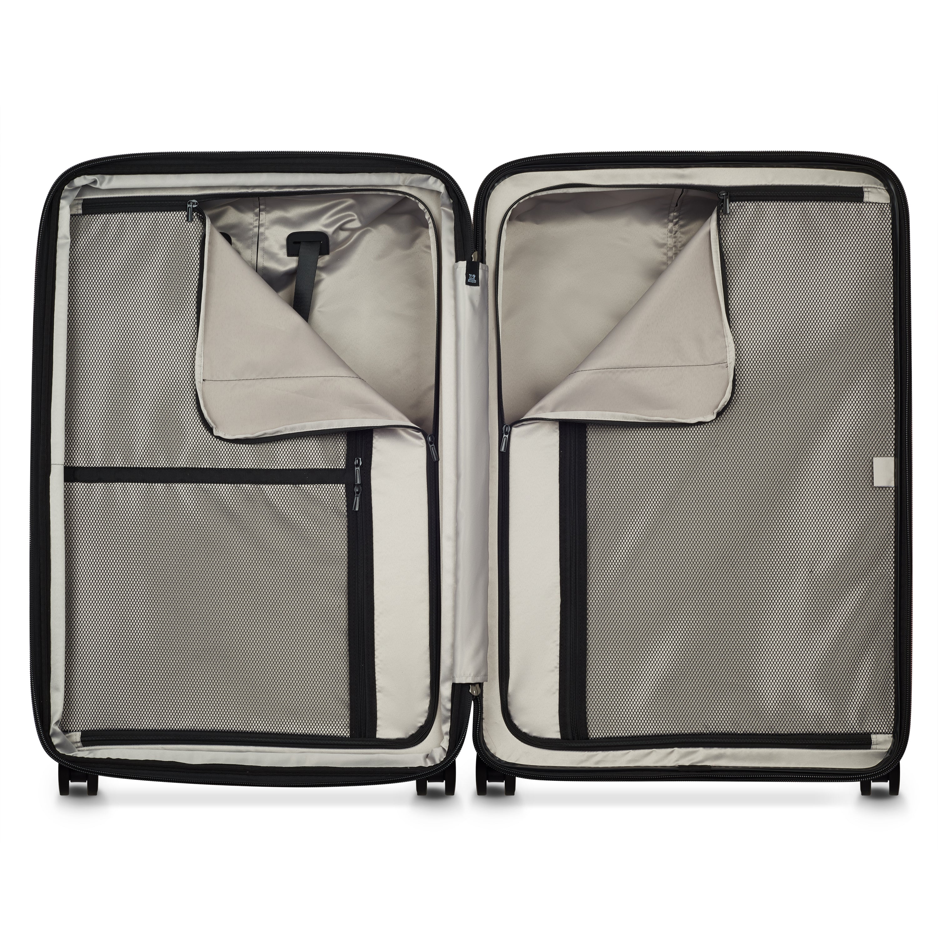 حقيبة أمتعة بيجو زيب هارد كيس بأربع عجلات مزدوجة قابلة للتمدد