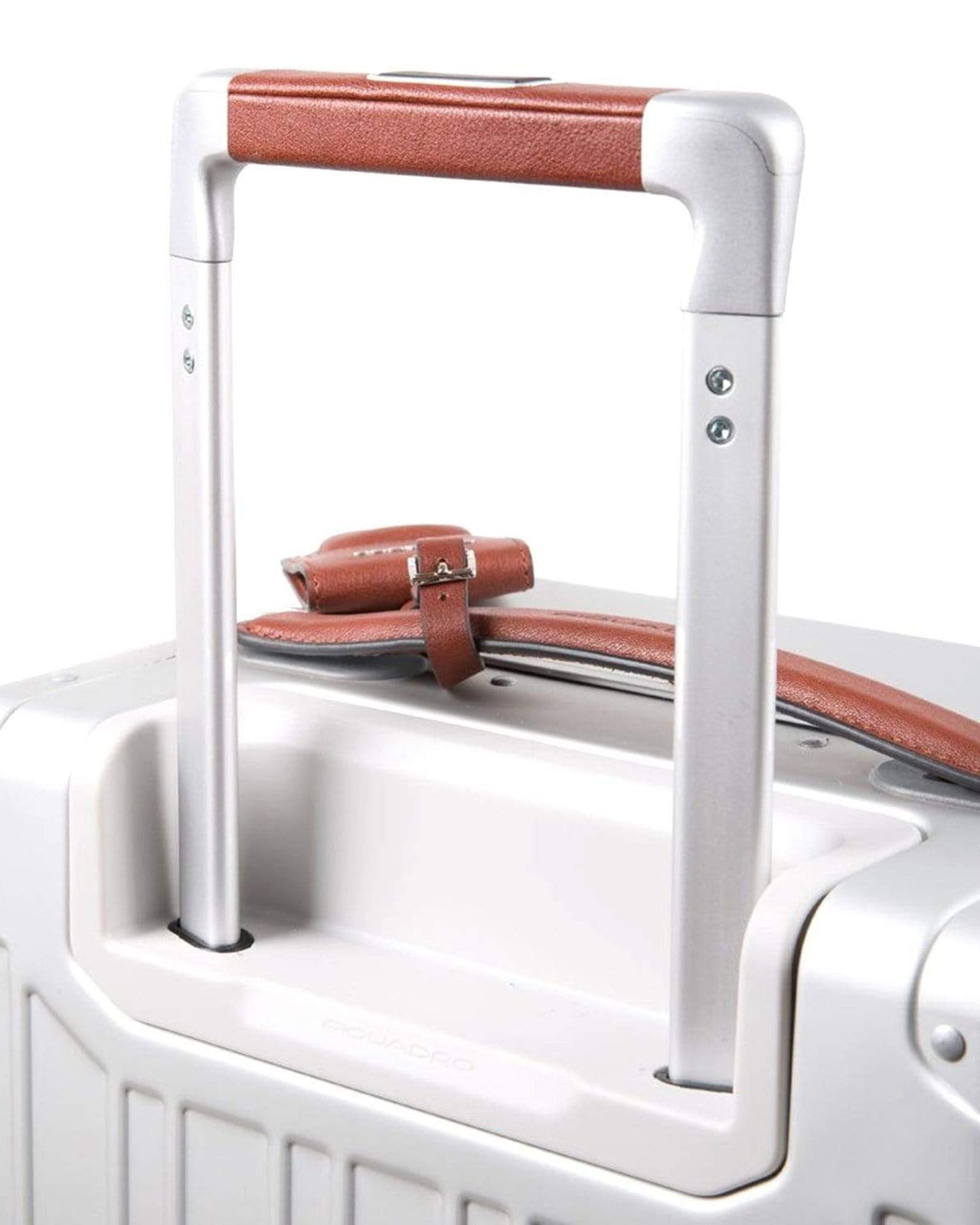 حقيبة سفر بيكوادرو بيقالو فائقة النحافة، متينة، بأربع عجلات مزدوجة، مقاس 55 سم، لون رمادي - BV4425ALU/GRCU