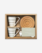 طقم أكواب بورلاند بورسيلين نوفولا اكسبرسو - 80 سم مكعب. - 04STY002522