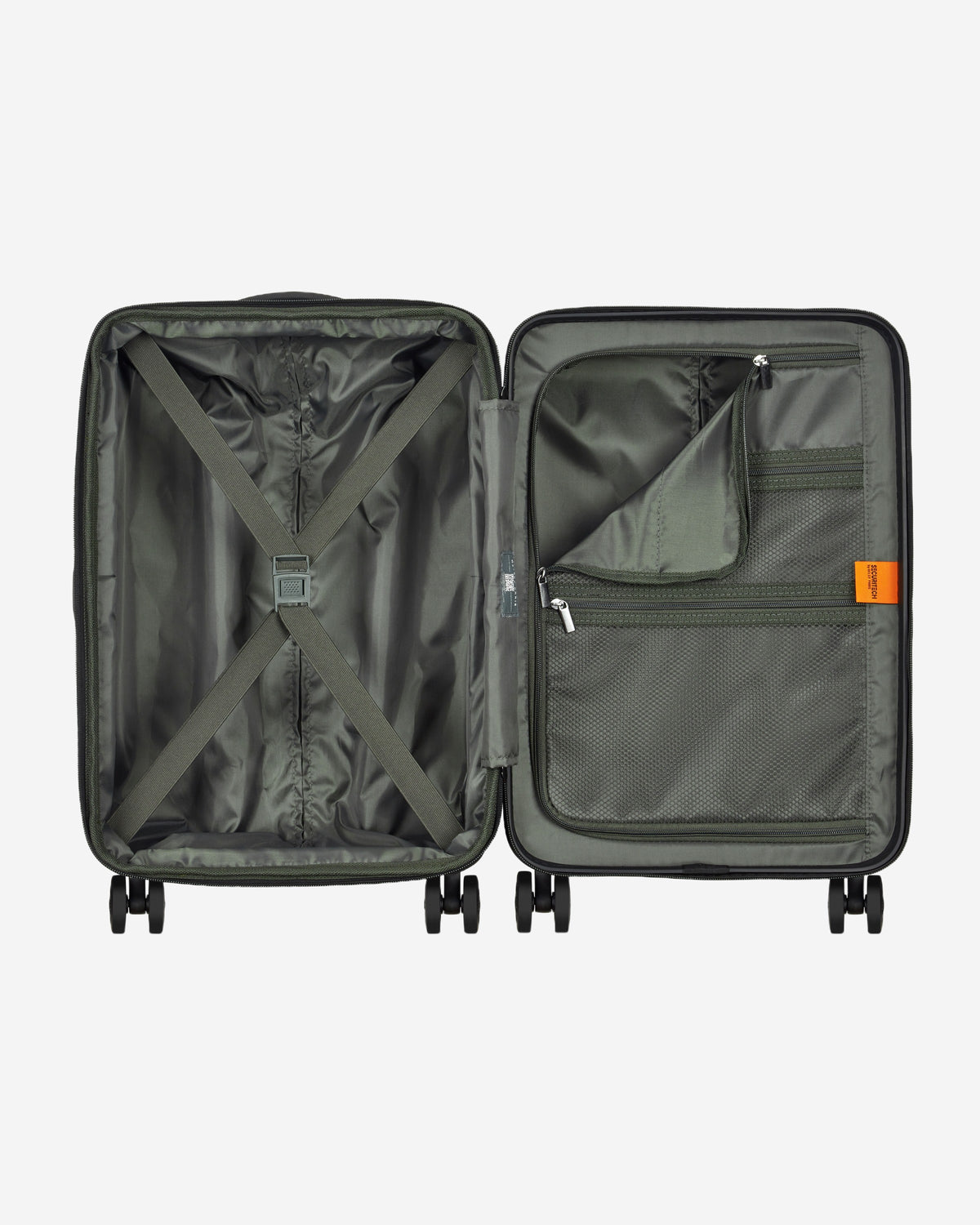 Delsey Paris Securitech Slash 3 Piece Set Expandable Luggage + Free Backpack