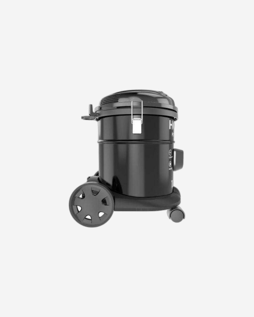 مكنسة كهربائية هوفر باور سويفت كومباكت أسطوانية سعة 15 لتر، 1700 واط مع وظيفة النفخ للاستخدام المنزلي والمكتبي، لون أسود، ضمان المحرك لمدة 3 سنوات - HT85-T0-ME