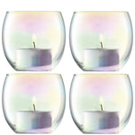 Pearl Tealight Holder Mother of Pearl x 4