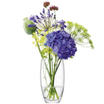 LSA Flower Barrel Bouquet Vase Clear