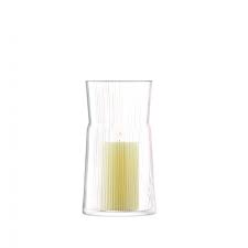 LSA Gio Line Lantern/Vase Clear