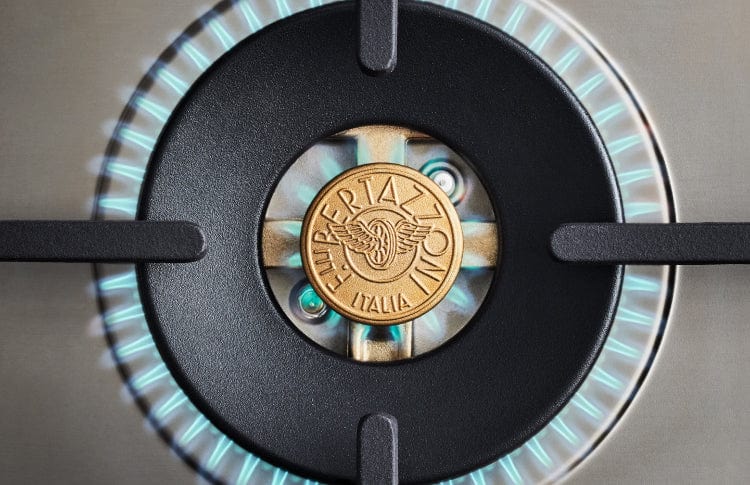 موقد غاز زجاجي من بيرتازوني 60 سم مع مقلاة ووك