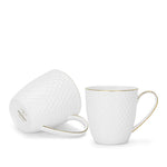 أكواب فيسمان من قطعتين نومي 400 مل من الخزف العظمي الفاخر