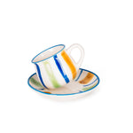 Fissman 180ml Mug and Saucer Porcelain with Elegant And Minimalist Design