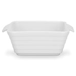 طبق خبز مربع من فيسمان، 3 قطع، 11×4.5 سم/200 مل، بورسلين