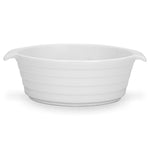 طبق خبز دائري من فيسمان، 3 قطع، 12×4.5 سم/220 مل، بورسلين