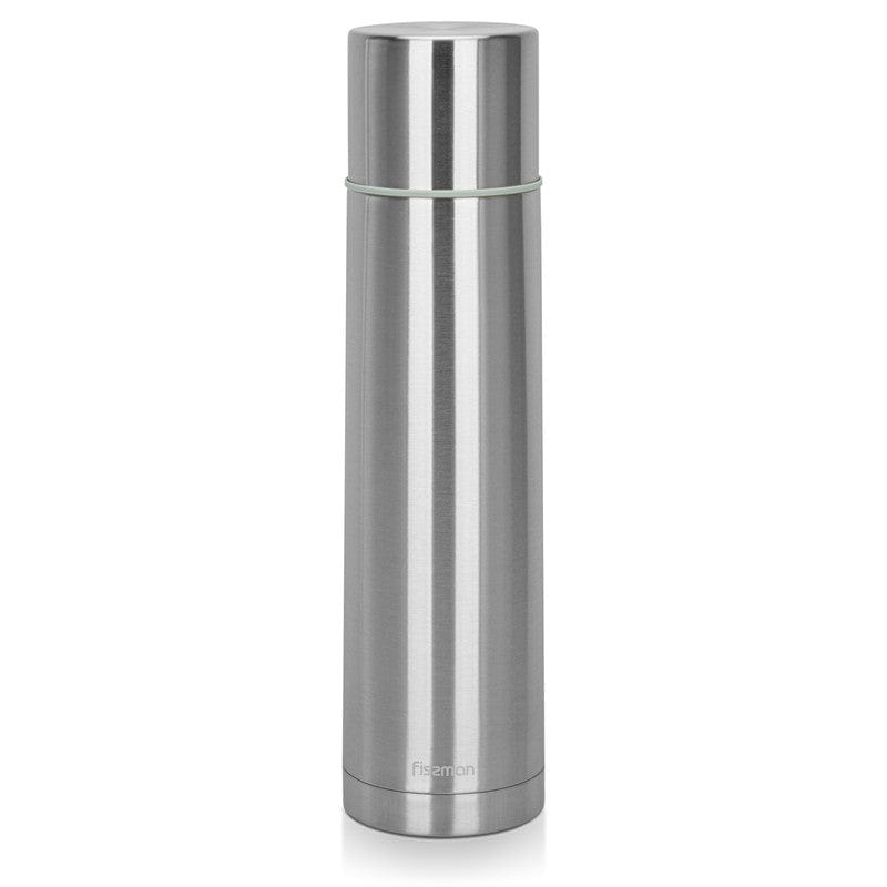 FISSMAN DOUBLE WALL VACUUM FLASK 1000 ML STAINLESS STEEL